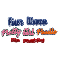 Écussons en feutre FINER WOMAN pour sororité grecque, écussons en chenille PRETTY GIRL POODLE, écussons brodés Diva pour sweat-shirt, écussons en tissu
