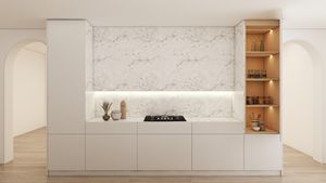 Armoires de cuisine en contreplaqué sur mesure en gros, design moderne pour usage familial - Product Image 3