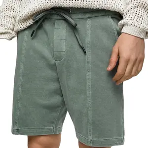 OEM của nam giới chất lượng cao vải to sợi Bermuda quần short với dây rút