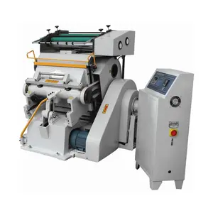 Máquina semiautomática para vincar placas de papel, máquina de corte e vinco