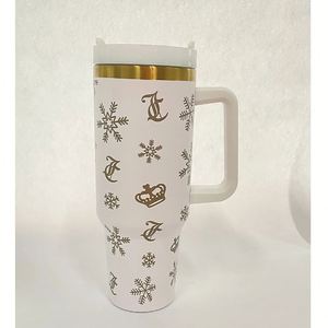 Custom Electroplating Gold Leakproof 40oz Gift Mug Trek Free Simple Leak Proof 40oz Tumbler with Handle and <b>Straw</b> Lid - Product Image 1