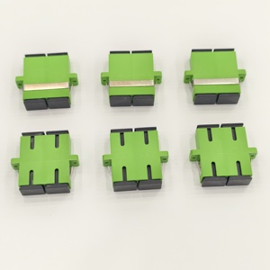 Adaptador de conector de fibra óptica modo único dúplex SC/APC para redes WiFi FTTH montaje rápido conector de fibra acoplador de fibra - Product Image 4