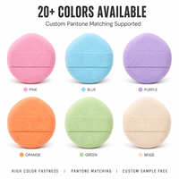 Éponge de maquillage ultra douce JLY Diamond Grid Flocking Air Cushion Puff avec bordure crème pour maquilleurs professionnels, salons de beauté, OEM personnalisé