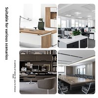 Couverture de boîte en plastique épaisse, lavable, réutilisable et amovible avec brosse pour bureaux et tables de réunion, design à trous carrés