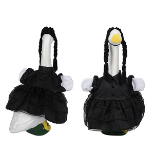 Nouvelle robe de canard de style Halloween pour la terrasse. Cosplay de Wednesday en tant que personnage principal de la <span class=keywords><strong>famille</strong></span> Addams. Vente directe d'usine. - Product Image 1