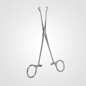 Odontomed 2011 ODM-25-68F Pince à tissus intestinaux en acier inoxydable 5x4 dents 16cm Usage hospitalier Certifié CE - Product Image 1