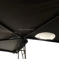 Tente de toit avec auvent à fermeture éclair à 270 degrés, autoportante, en PVC, avec éclairage LED à 270 degrés, pour le voyage, la randonnée et le tourisme en extérieur