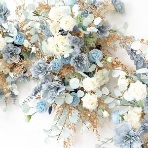 Decorazione Moderna in Seta Fatta <span class=keywords><strong>a</strong></span> Mano di Alta Qualità per Palco Matrimoniale, Area di Benvenuto, Pannello KT, Fiori Artificiali <span class=keywords><strong>a</strong></span> <span class=keywords><strong>Pois</strong></span> - Product Image 3