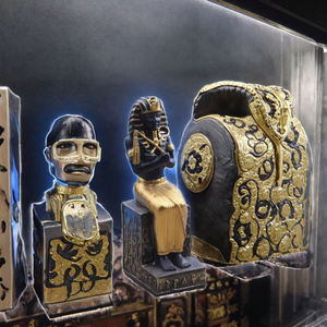 Statue Huaqi, figures mythologiques égyptiennes ESB16, sculpture artisanale en résine peinte à la main, réaliste, pharaon égyptien, décoration intérieure - Product Image 3