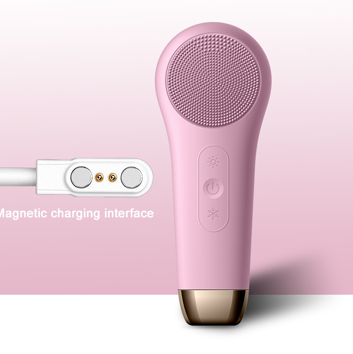 Facial Cleansing Device Soft Bristle Ultrasonic