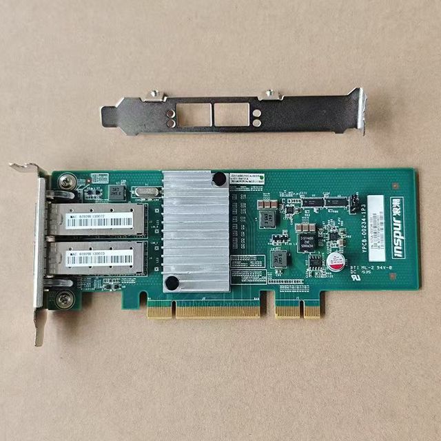 82599ES Chip X520-DA2 10GB Dual-port YZCA-00234-101 PCI-E SFP Ethernet Converged Server Network Adapter(long type)