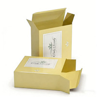 Boîte en papier artistique personnalisable avec dorure à chaud et fermeture magnétique pour l'emballage de savons et de produits de soin de la peau