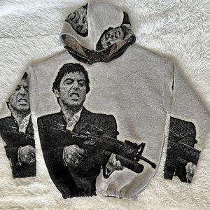 Sudadera con Capucha Oversize de Diseño Personalizado con Apliques, Fabricante de Ropa de Tapicería, Sudadera con Capucha de Tapicería Tejida - Product Image 4