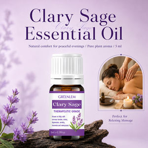 Aceite Esencial de Salvia Esclarea Prensado en Frío, Grado Terapéutico, 100% Puro y Natural, Hidratante para el Cuidado Corporal, 5 ml, Marca Privada - Product Image 2