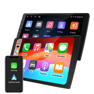 Nhịp điệu 9 10.1 inch Octa-core QLED màn hình Car DVD Player hệ thống kép không dây Carplay DSP <span class=keywords><strong>GPS</strong></span> đa phương tiện màn hình cảm ứng DVR - Product Image 1