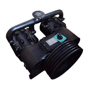 Compresseur d'air à double cylindre économique, nouveau, 14m, système refroidi par air, lubrification sans huile, 380V pour camions industriels - Product Image 2
