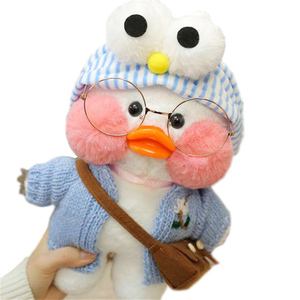 <span class=keywords><strong>Kawaii</strong></span> LaLafanfan Cafe pato suave extraíble juguetes de peluche Animal relleno muñecos de peluche chico almohada de Navidad regalo - Product Image 3