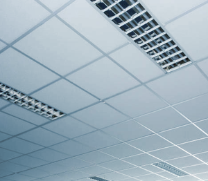 Carreaux de faux plafond acoustiques noirs blancs de <span class=keywords><strong>laine</strong></span> de roche de contrôle du bruit avec la conformité ignifuge de certification - Product Image 2