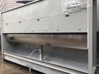 Système de rideau d'eau intégré pour collecteur de poussière d'armoires industrielles, idéal pour les usines de traitement de la pierre, élimination efficace de la poussière par l'air