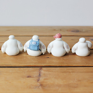 Baymax Figurine Resin Miniature Cartoon Decor Handmade Home Desktop Ornament - Product Image 4