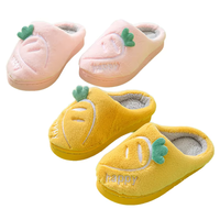 Chaussons d'intérieur en fourrure imprimée ouverte pour femmes, vente en gros, en peluche moelleuse et douce, en coton, chaussures d'intérieur, pantoufles