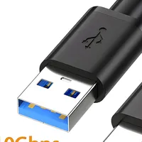Kabel Data USB3.0 Tipe-C 10Gbps Pengisian Cepat 3A60WPD untuk Ponsel & Komputer Pribadi (Tembaga Berlapis Timah)