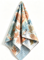 Thick Plush Microfiber Beach Towel Custom Embroidery Luxury Beach Resort Bath Towel Bulk
