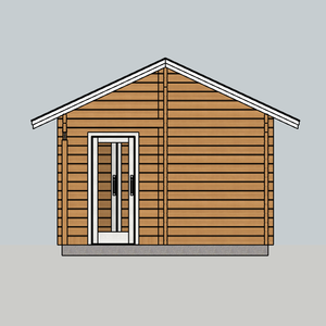 Sturdy Solid Wood Cabin, With Floor and Roof - Product Image 2