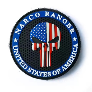 Genuine Bespoke Sourcing Plant Wholly Crafted 2D Soft Rubber Polyvinyl Chloride <b>Sewn</b> On Garment Emblem pvc <b>patch</b> - Product Image 4