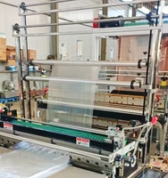 Machine automatique de fabrication de sacs à fruits contrôlée par PLC avec découpe à froid et scellage à chaud pour les sacs de courses en plastique