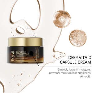 High Quality 50g Face Skin Care Cream Deep Vitamin C Cream Brightens Dark <strong>Spots</strong> Firmly Moisturizes Fade Wrinkles Niacinamide - Product Image 5