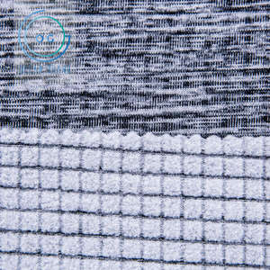 Tissu extensible en polaire à carreaux en polyester cationique et élasthanne, best-seller du fournisseur taïwanais - Product Image 1