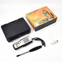 Anémomètre numérique sans fil à fil chaud et à ultrasons Hti XINTEST HT-9829, mesure de la vitesse du vent, résolution 0,01 m/s, 0-50