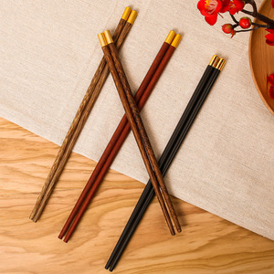 Wholesale chicken <b>wing</b> wood chopsticks, round dome-shaped "Fu" character design, unpainted, unwaxed, non-slip, - Product Image 3