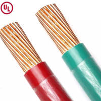 Cable Eléctrico THHN THWN de Cobre Trenzado de Calibre 8, 10, 12, 14 AWG 12/2, Cable para Construcción