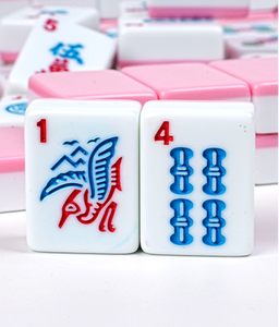 Jeu de tuiles de <span class=keywords><strong>mahjong</strong></span> de style américain pour la décoration de salles de divertissement et l'affichage créatif d'art mural dans les bars, clubs et salles de jeux - Product Image 4