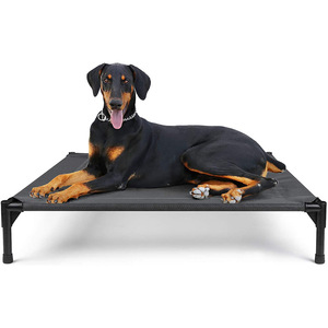 Malla lavable para exteriores, cuna grande elevada para mascotas, base de refrigeración, cama elevada antideslizante para mascotas - Product Image 1