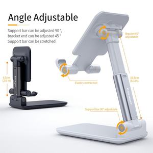 Foldable Telescopic Desk Flexible Mobile Phone <b>Holder</b> Stand Universal Adjustable Desktop Phone <b>Tablet</b> PC Bracket Phone <b>Holder</b> - Product Image 5