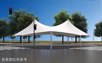 PVDF PTFE pour auvent triangulaire résistant aux UV, auvent pour jardins extérieurs et autres lieux d'activités