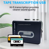 Lecteur de cassette stéréo portable personnalisable, convertisseur de cassette en MP3/clé USB, lecteur de musique audio