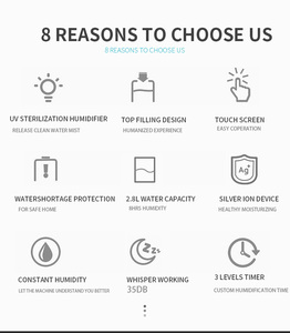 2.5L đặc biệt không khí mát sương phun pha lê trang trí cầm tay trẻ em tạo độ ẩm - Product Image 5