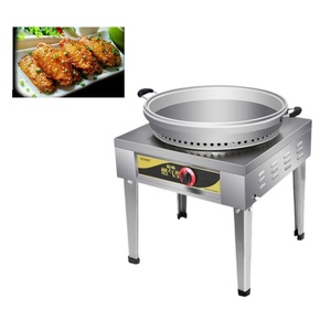 Fourneau de cuisson commercial automatique rotatif à gaz pour raviolis et potstickers, machine à crêpes de comptoir professionnelle - Product Image 4