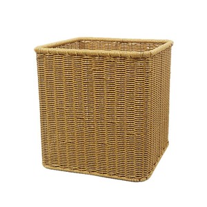 Rattan Storage <b>Basket</b> <b>Large</b> Rectangle With Handle For Clothes Organizing Home Use - Product Image 4