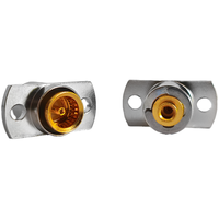 Conector Coaxial BMA-KFB2 de Latón de Alto Rendimiento, Conector Hembra BMA con Brida de 18G para RG086 RG405