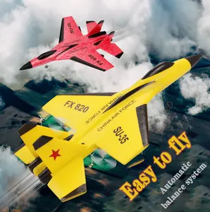 FX-620 planör RC Drone SU35 Fighter 2.4G uzaktan kumandalı uçak elektrikli uçak modeli oyuncak sabit kanatlı planör Model sıcak satış