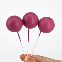 2cm 2,5cm 3cm 4cm Glitzernde Glänzende Kuchenkugeln Glänzende Farbige und Matte Dekorationen Kunstkugeln für Tortendekoration
