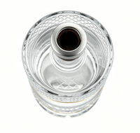 Bouteilles en verre de style carafe à base lourde, vides, pour spiritueux de luxe (Cognac, Tequila), emballage haut de gamme pour la vente au détail