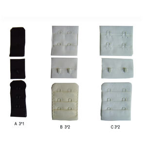 Trois rangées coton crochet et oeillet pour soutien-gorge - Product Image 3