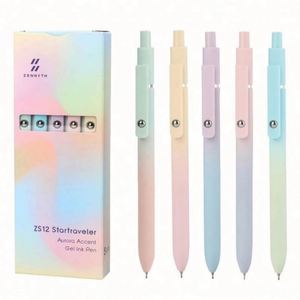 Nuevo Producto: Bolígrafo de Gel de Plástico de Presión Simple en Colores Morandi, de Alta Gama, para Oficina y Firma - Product Image 3