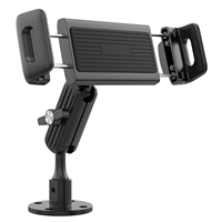Support mural réglable en alliage d'aluminium YUNKU K20-3 pour tablettes et téléphones portables, avec fixation par perçage pour bateaux et camions